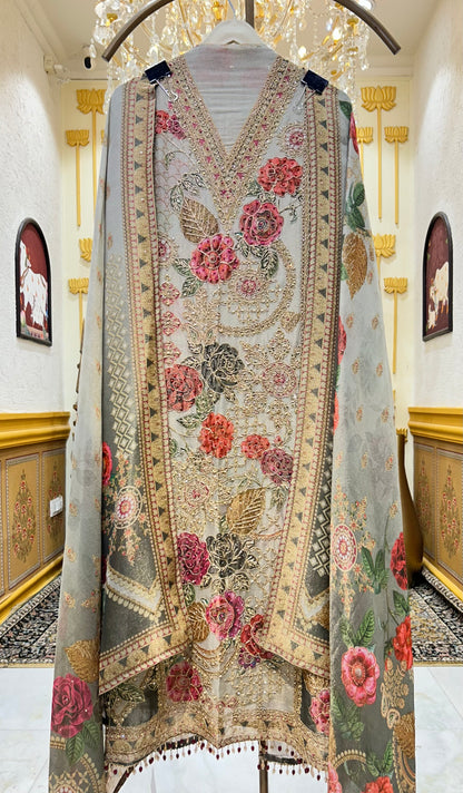 Elaira Printed Suit