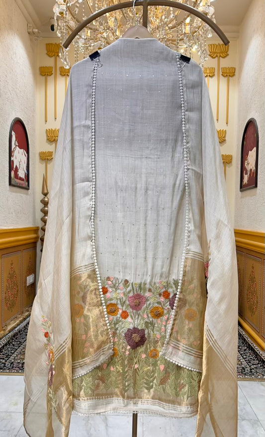 Nivara Resham Chanderi Suit