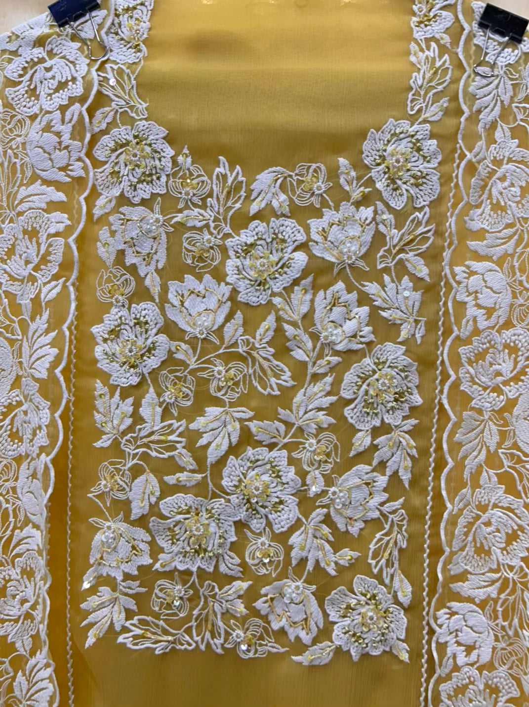 Elara Chiffon Grace Suit (Yellow)