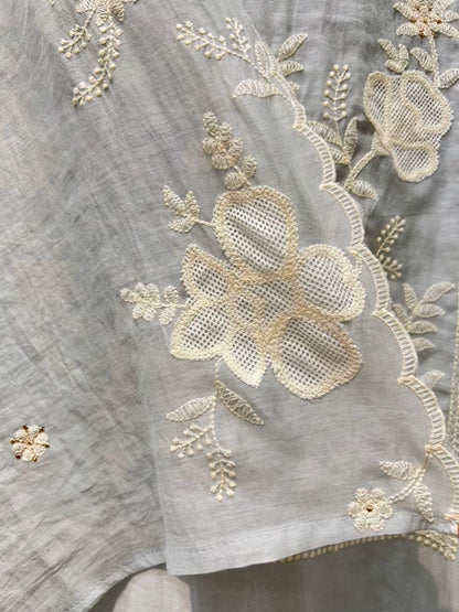 Liora Thread Veil Chanderi Sui