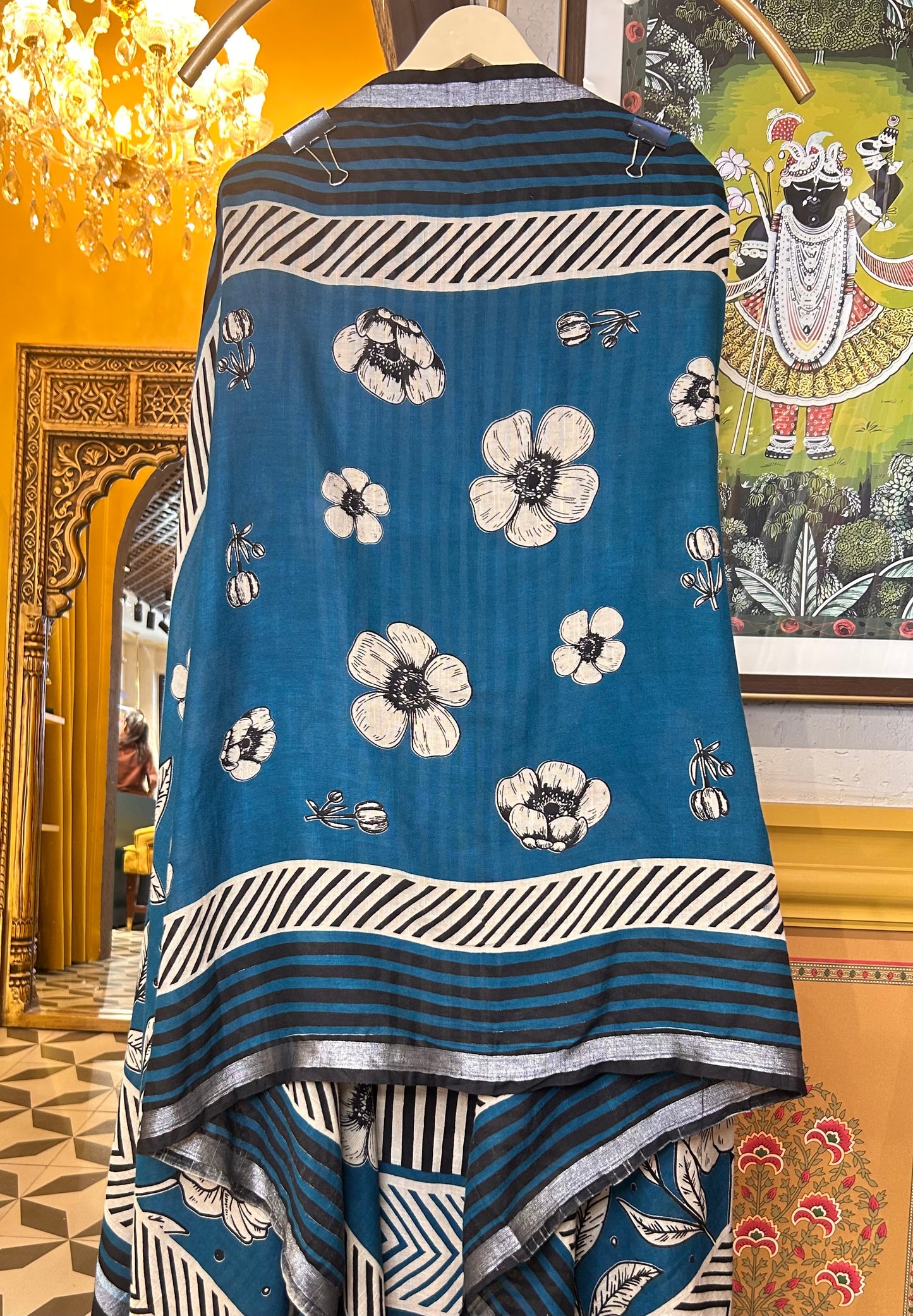 Vritika Block Print Set (Blue)