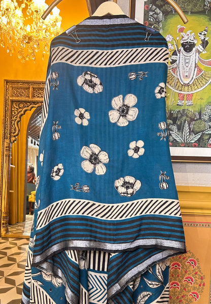 Vritika Block Print Set (Blue)