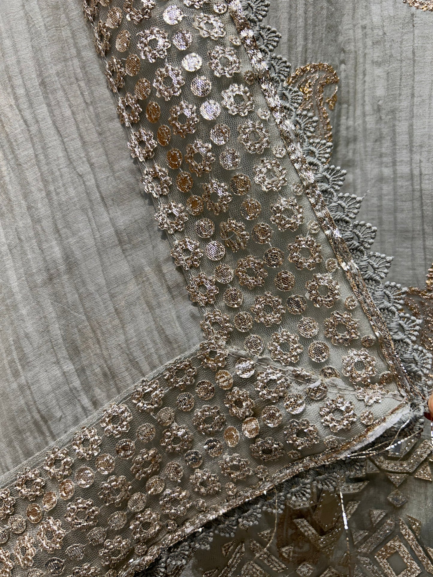 Aavya Leathercraft Chanderi Suit