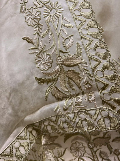 Aevora Pearlthread Organza Suit