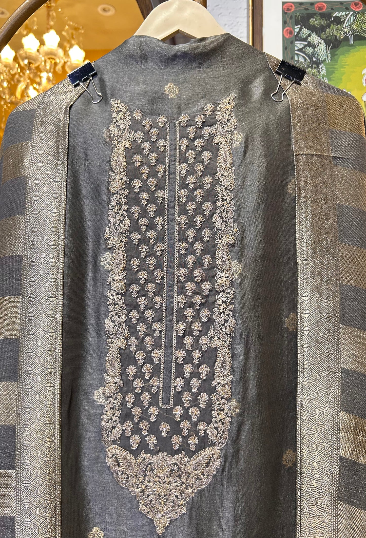 Élarisse D’Or Pure Silk Suit