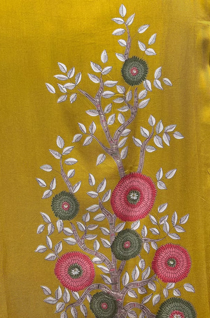 Mehzaan Pashmina Suit (Yellow)