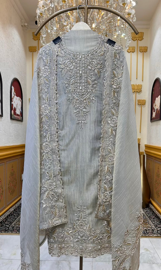 Ayleen Crush Élan Suit (Grey Ivory)