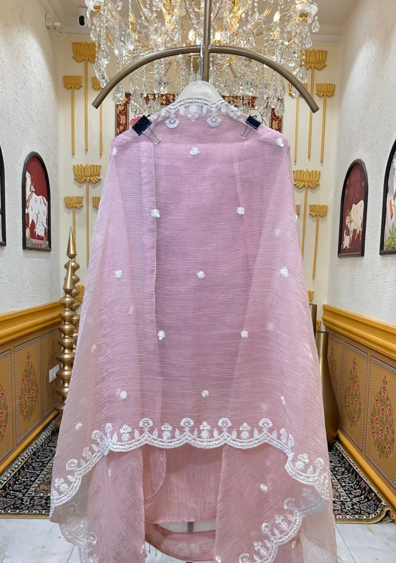 Elzara Crush Tissue Suit (Peach)