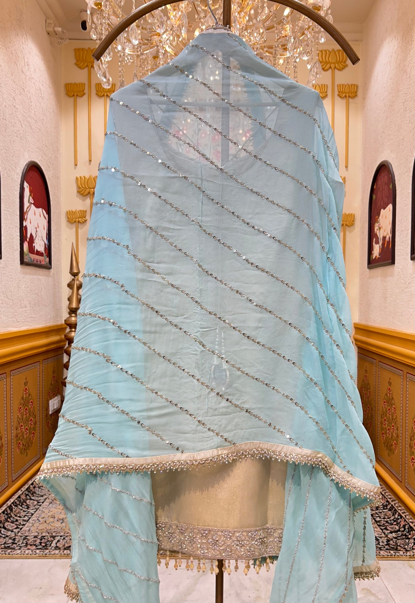 Inaya Organza Sharara Set
