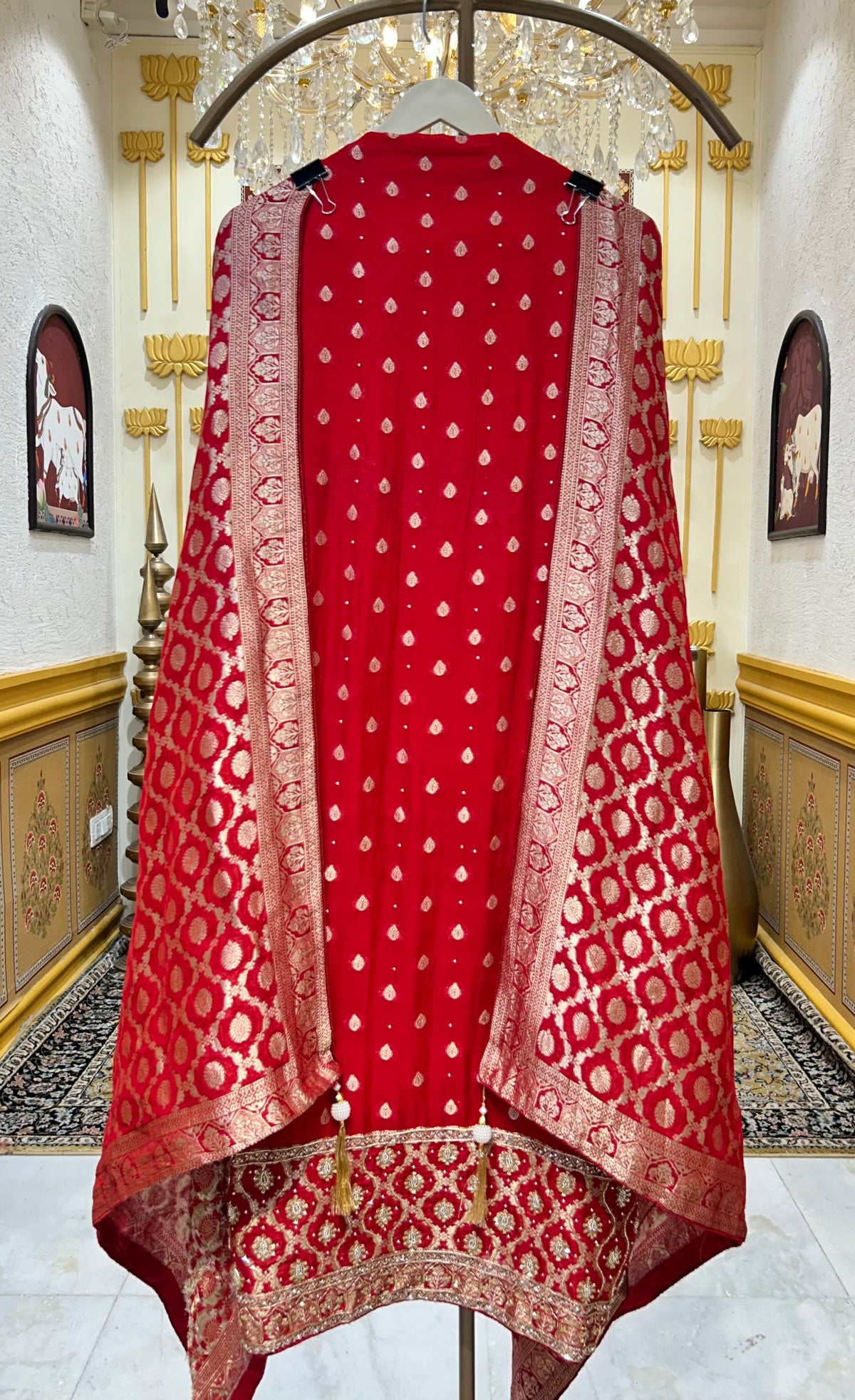 Vareesha Brocade Suit