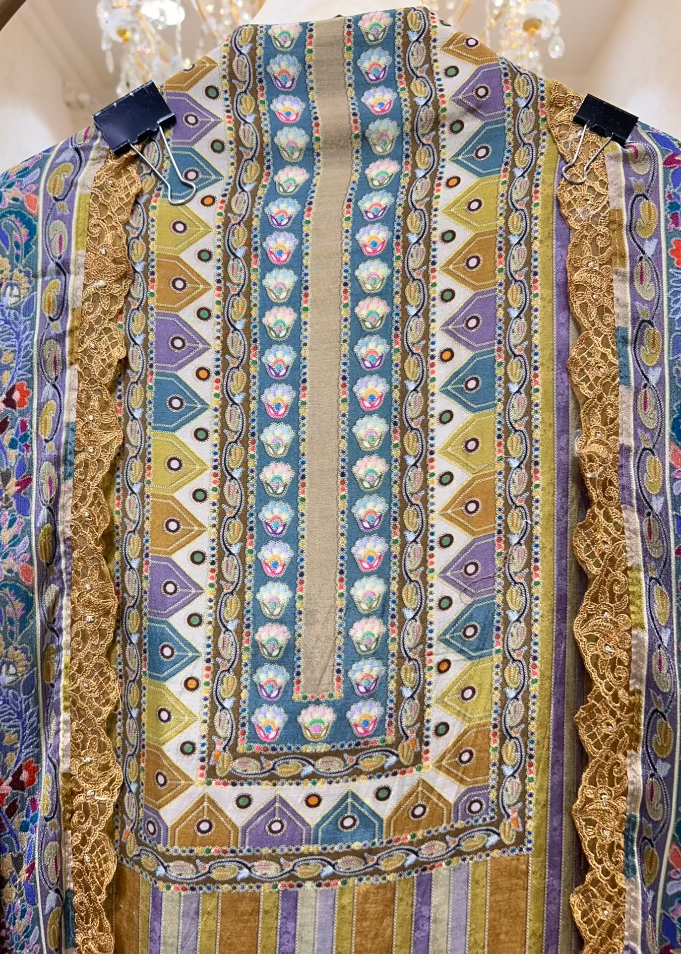 Aavira Silk Veil Suit (Mustard)