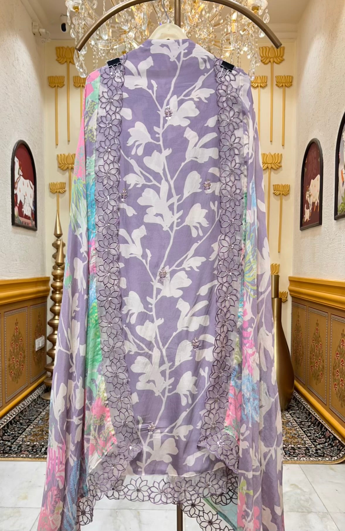 Mehrua Sequin Grace Suit (Light Purple)