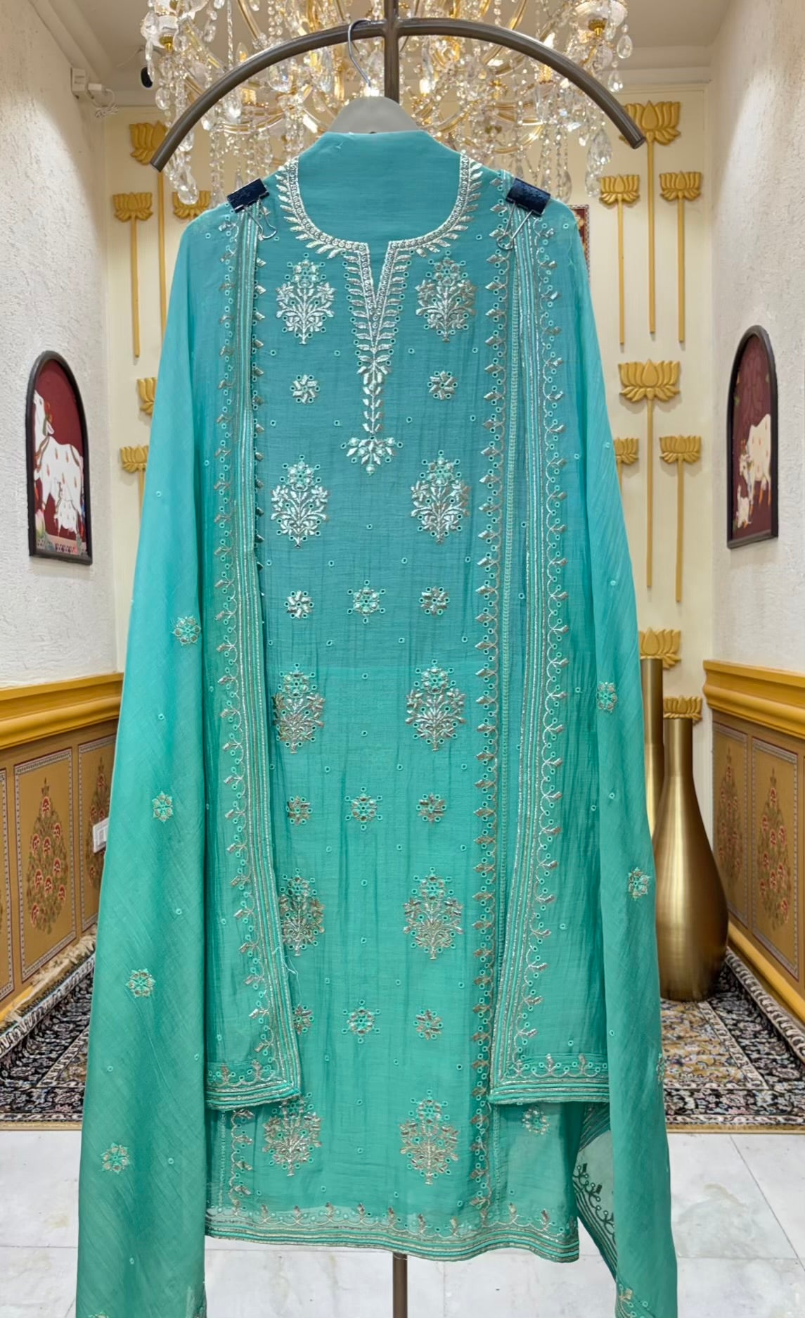 Taara Pita Chanderi Suit