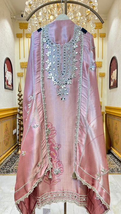 Itrza Brocade Silk Suit