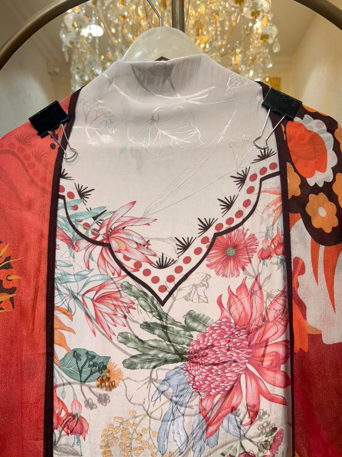 Aafiya Pastel Whisper Suit (Dark Brown)