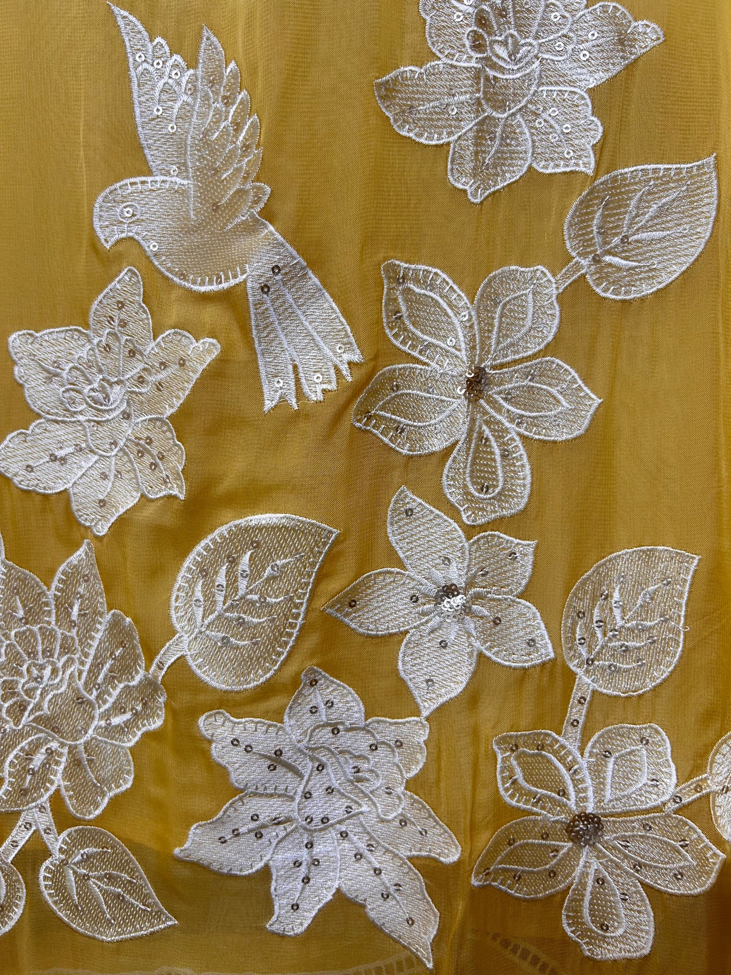 Gulaab Organza Suit (Yellow)
