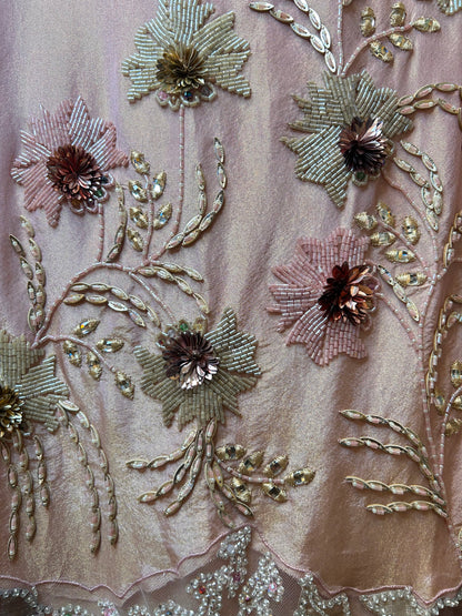 Ziba Shimmer Organza Suit