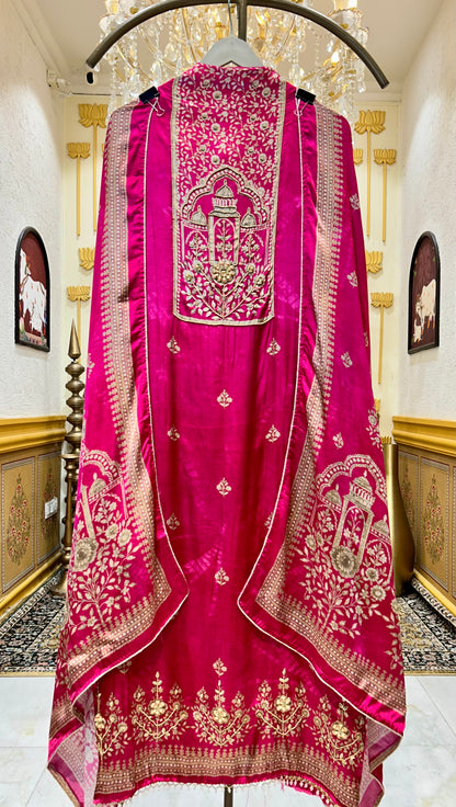 Mizhara Gaji Silk Suit