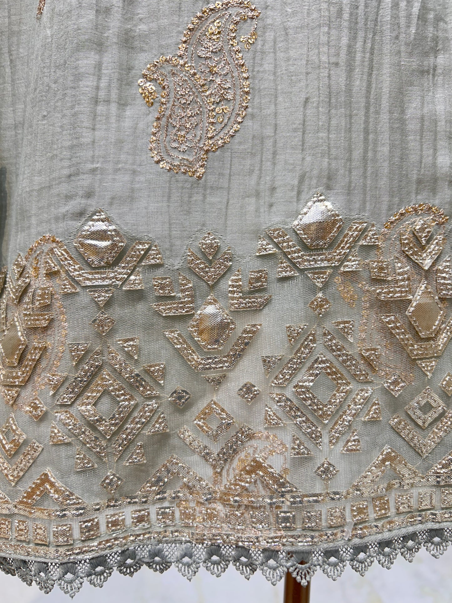 Aavya Leathercraft Chanderi Suit