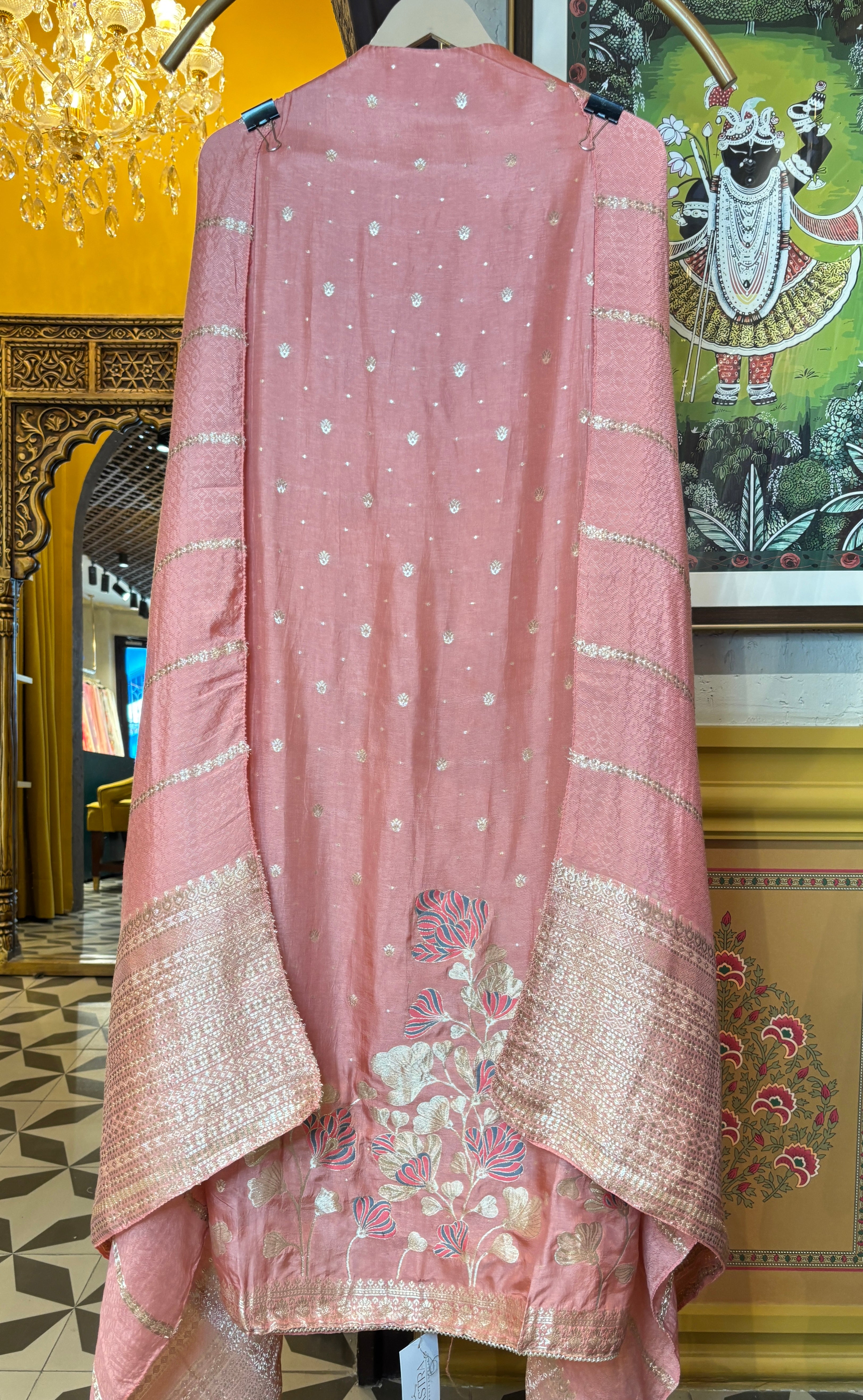 Ruhaniyat Banarasi Suit (Pink)