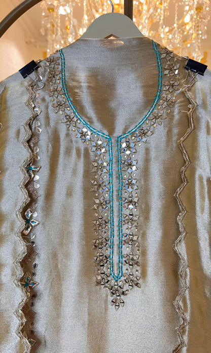 Averiha Brocade Suit (Yellow)