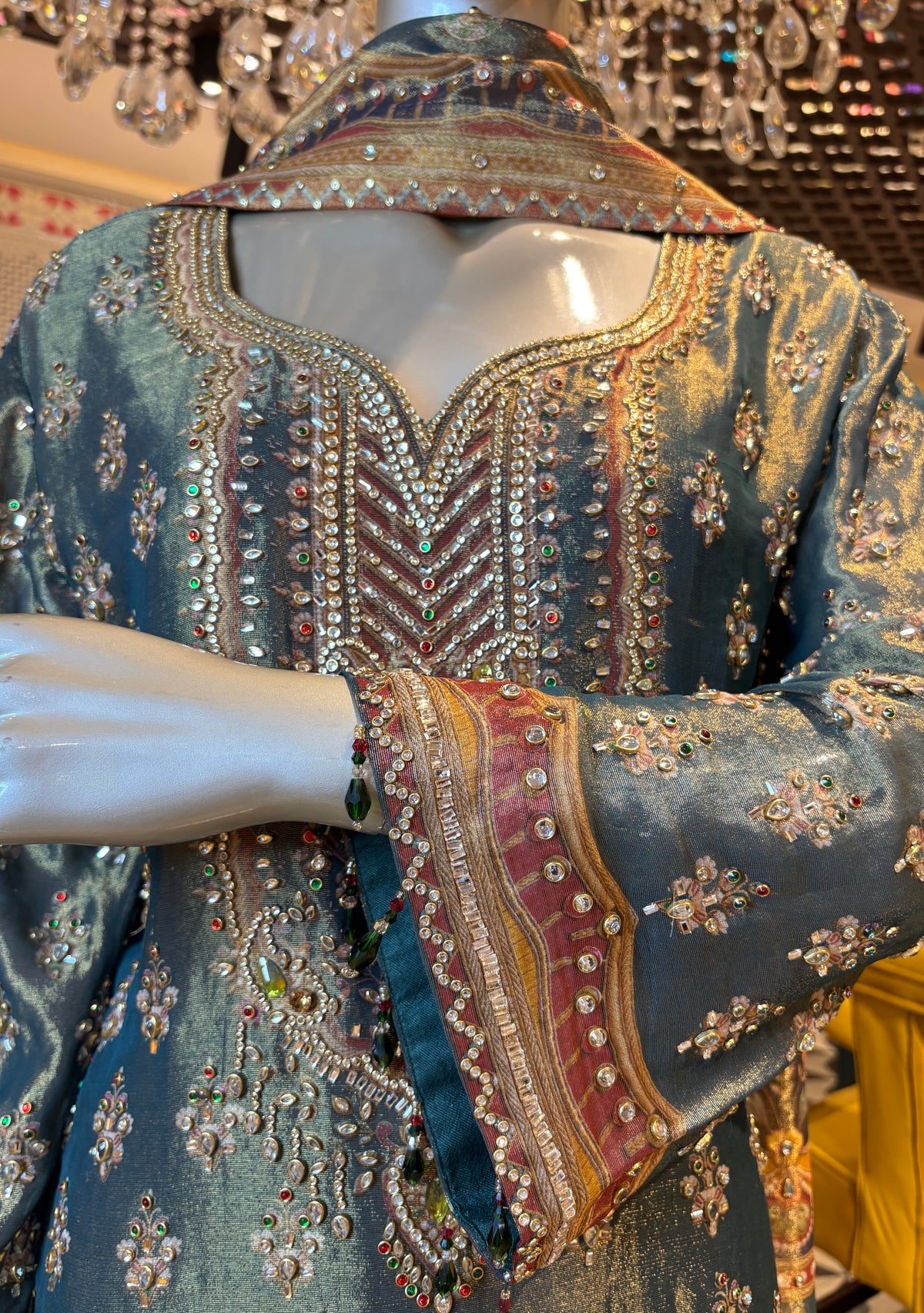 Samaira Kundan Sharara Set