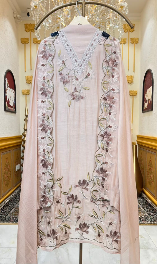 Sahira Dori Naqsh Suit (Peach)