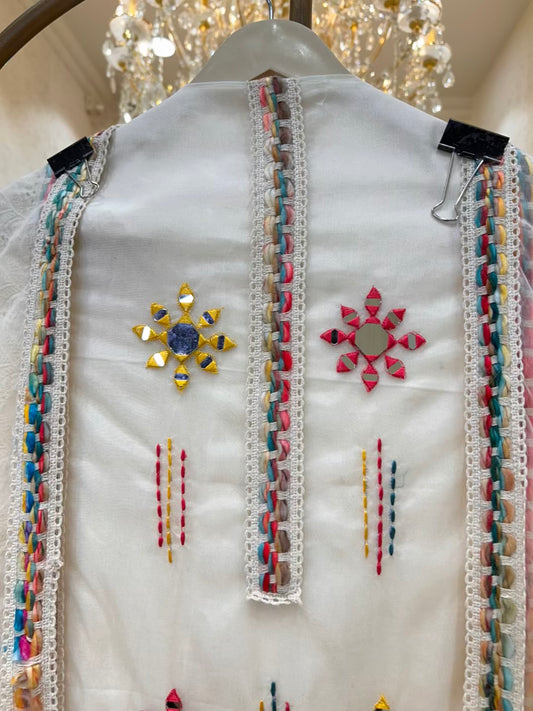 Vesna Aaina Chikankari Suit