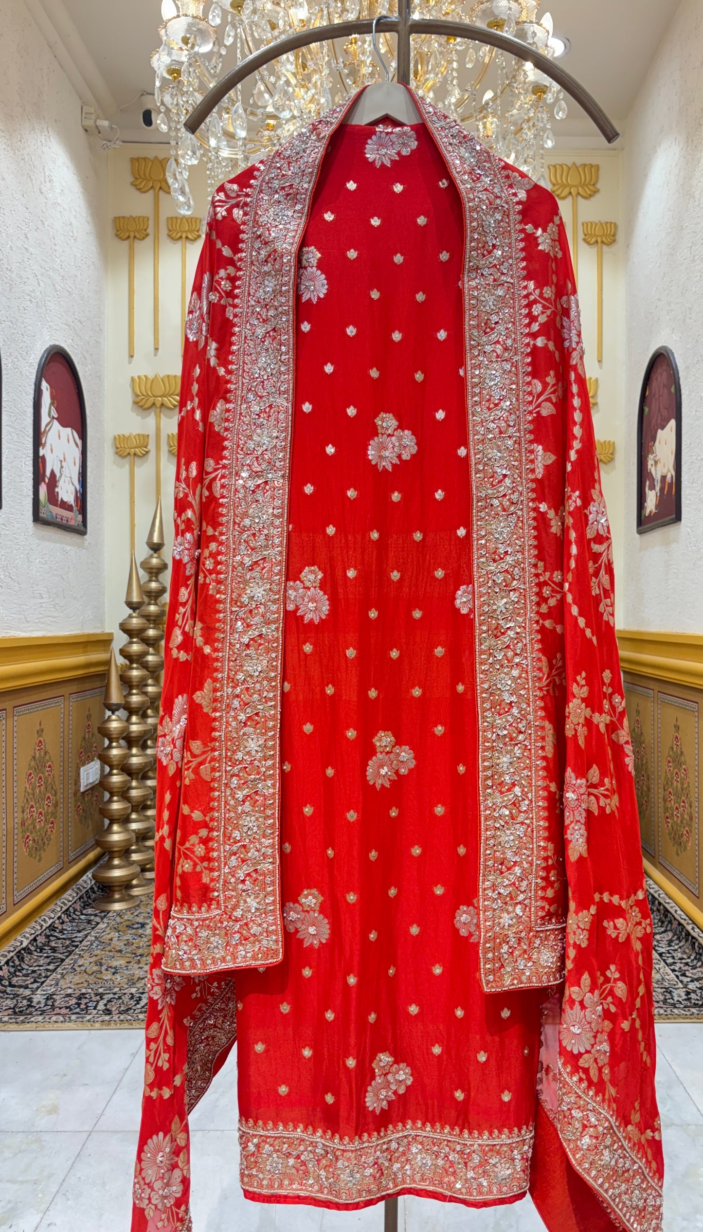 Varnika Organza Banarasi Suit