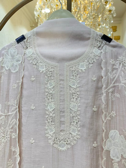 Liora Thread Veil Chanderi Sui
