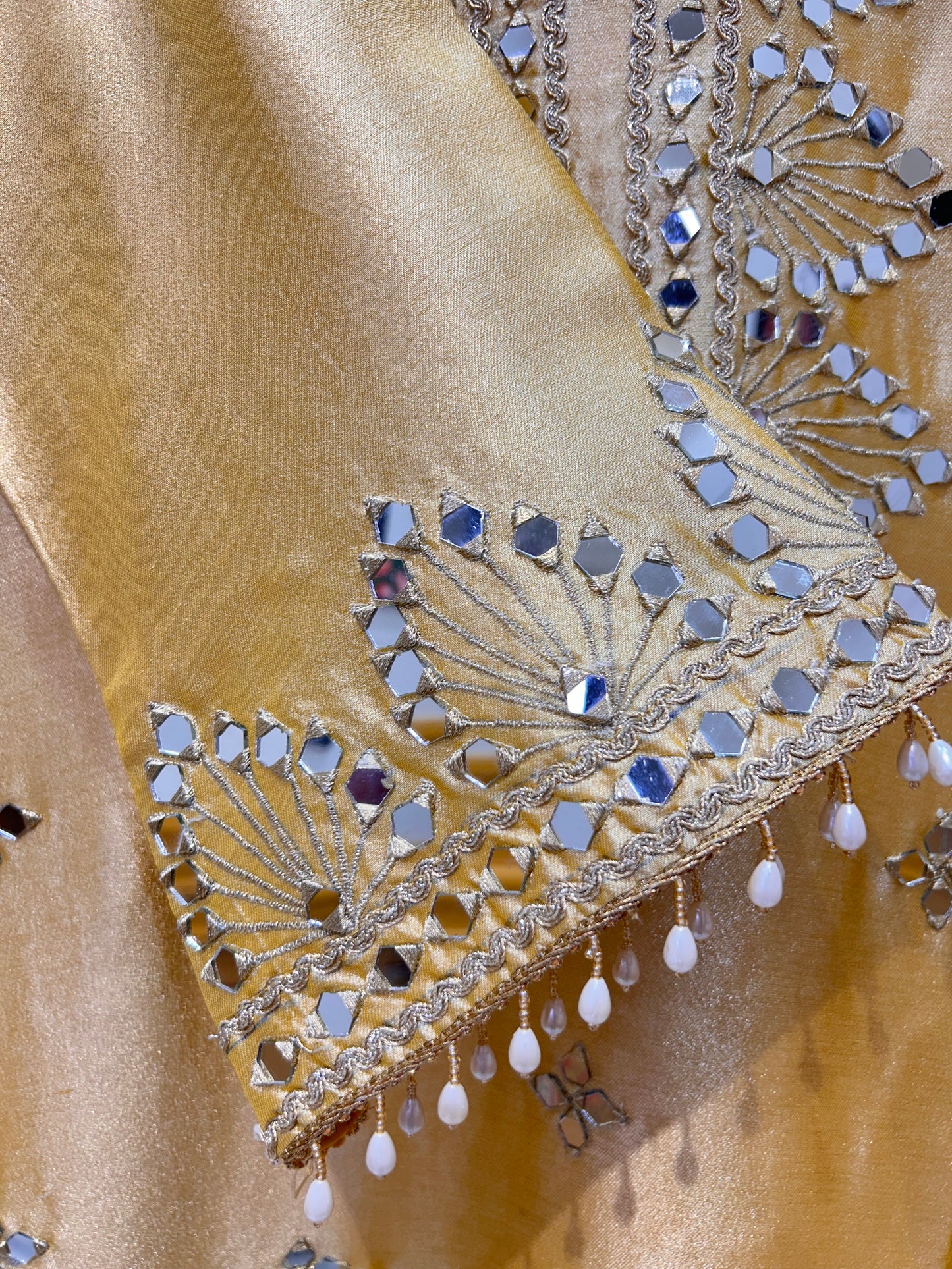 Avira Mirror Drape Dress