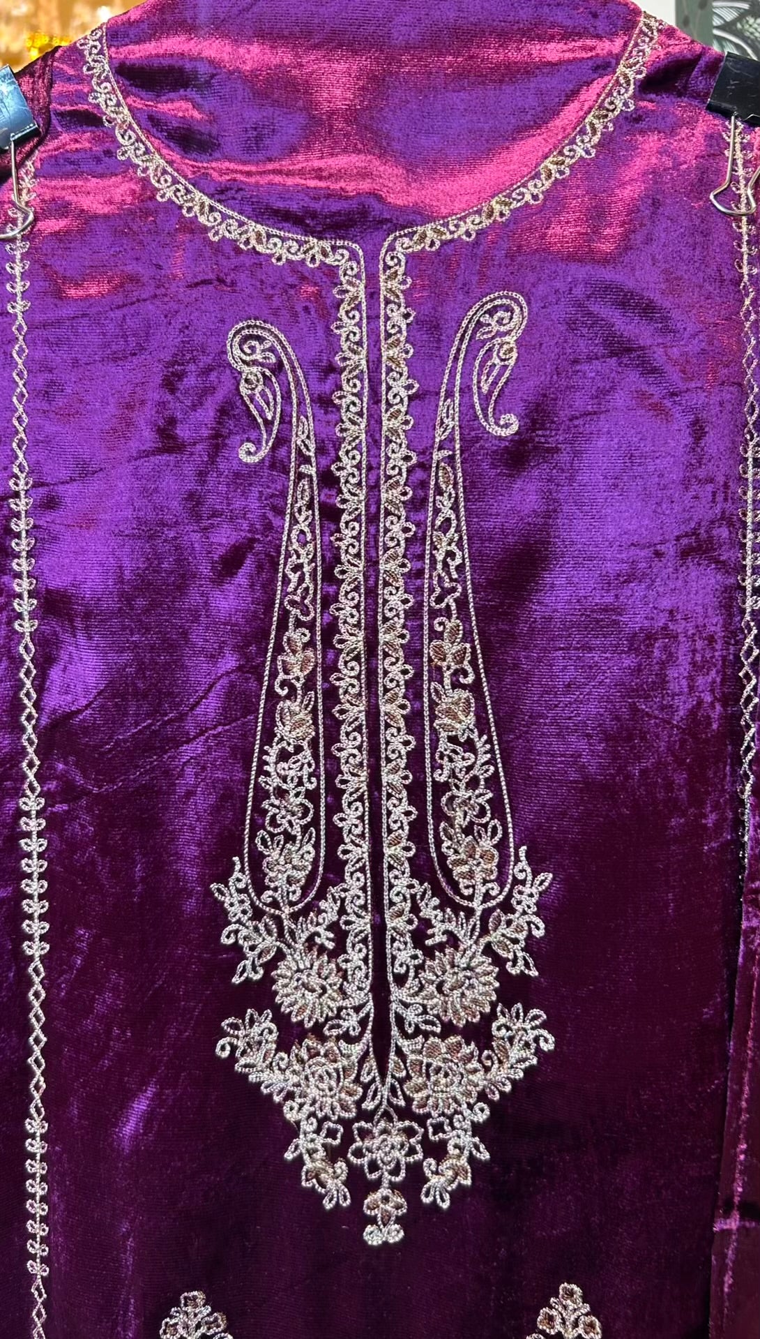 Zarbella Velvet Suit (Purple)