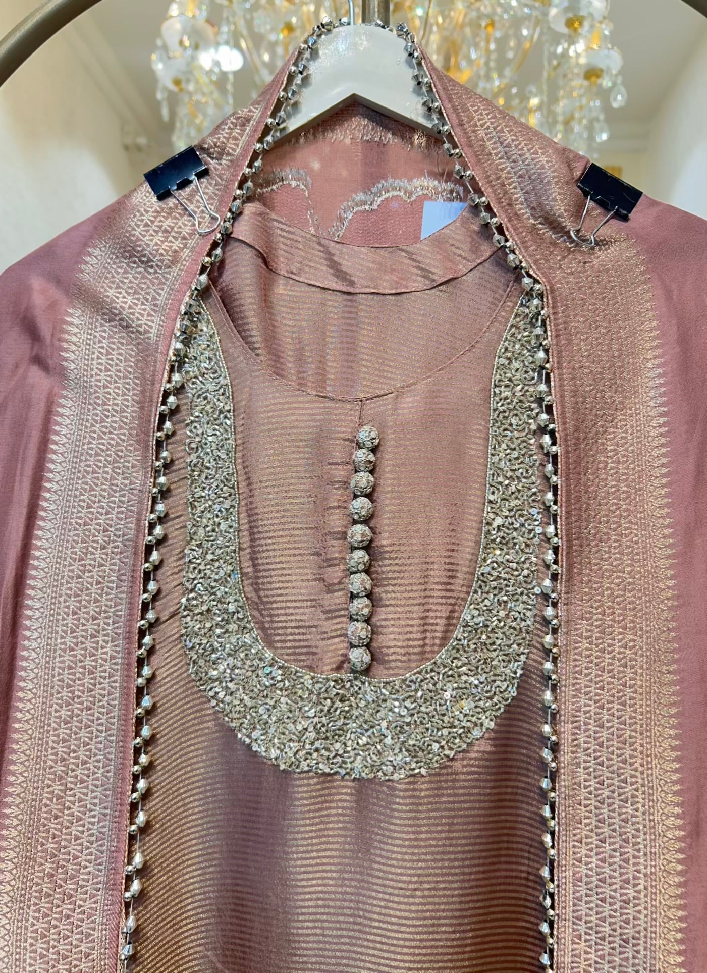 Meharin Cutdana Élan Suit (Beige)