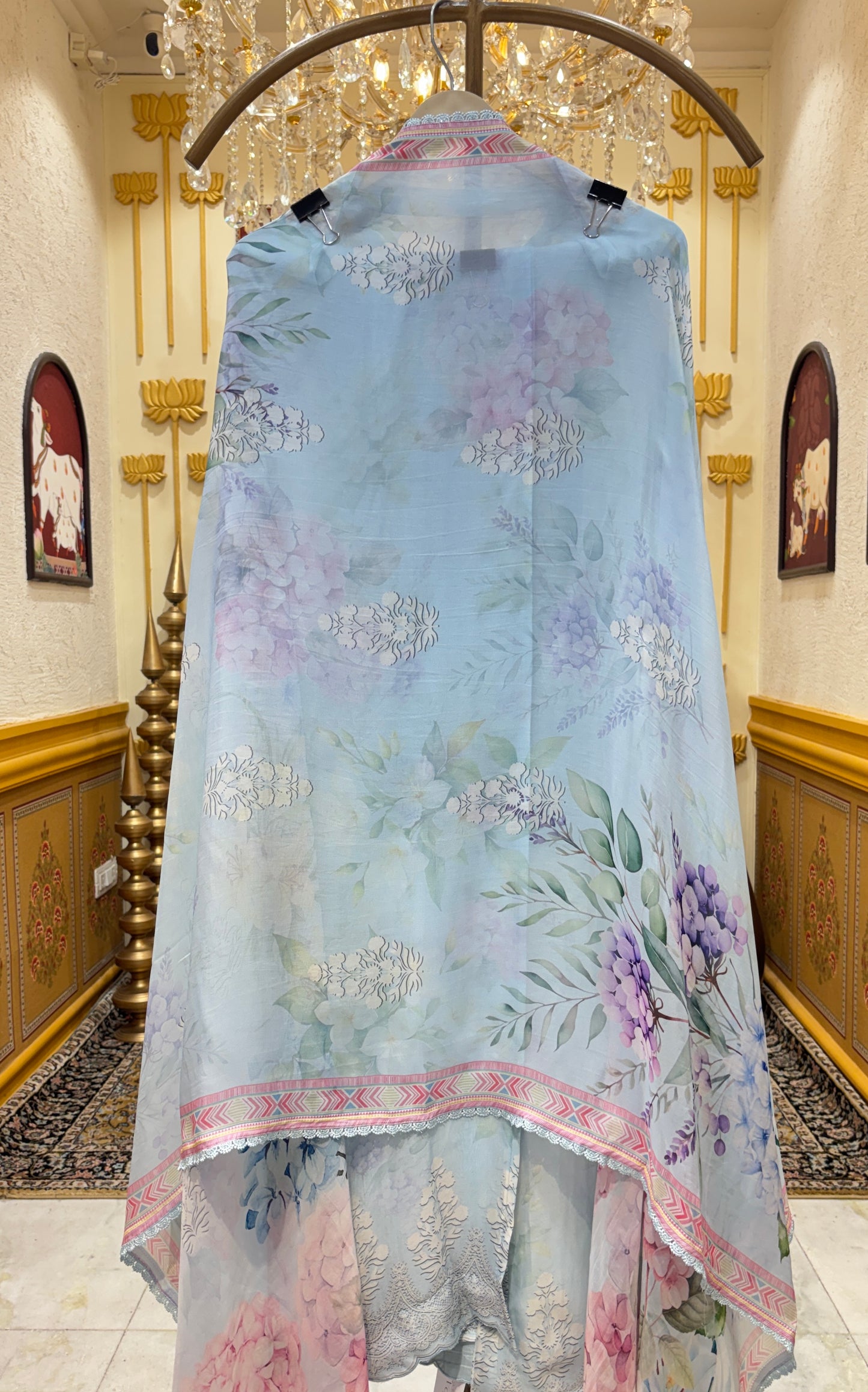 Aabroo Bloom Printed Suit