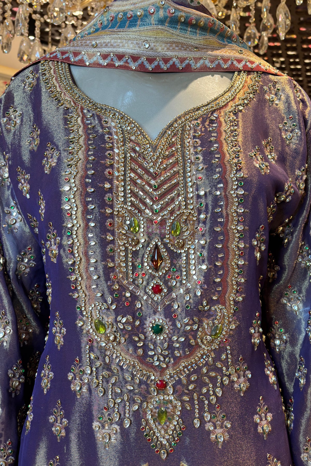 Samaira Kundan Sharara Set