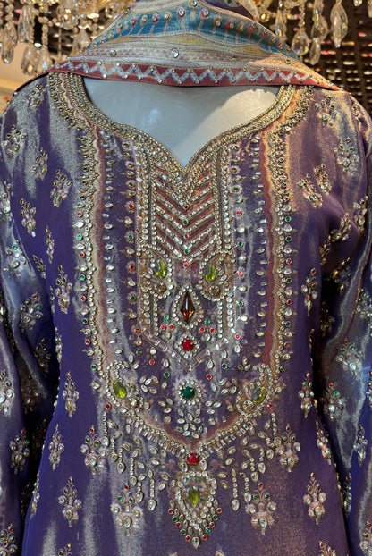 Samaira Kundan Sharara Set