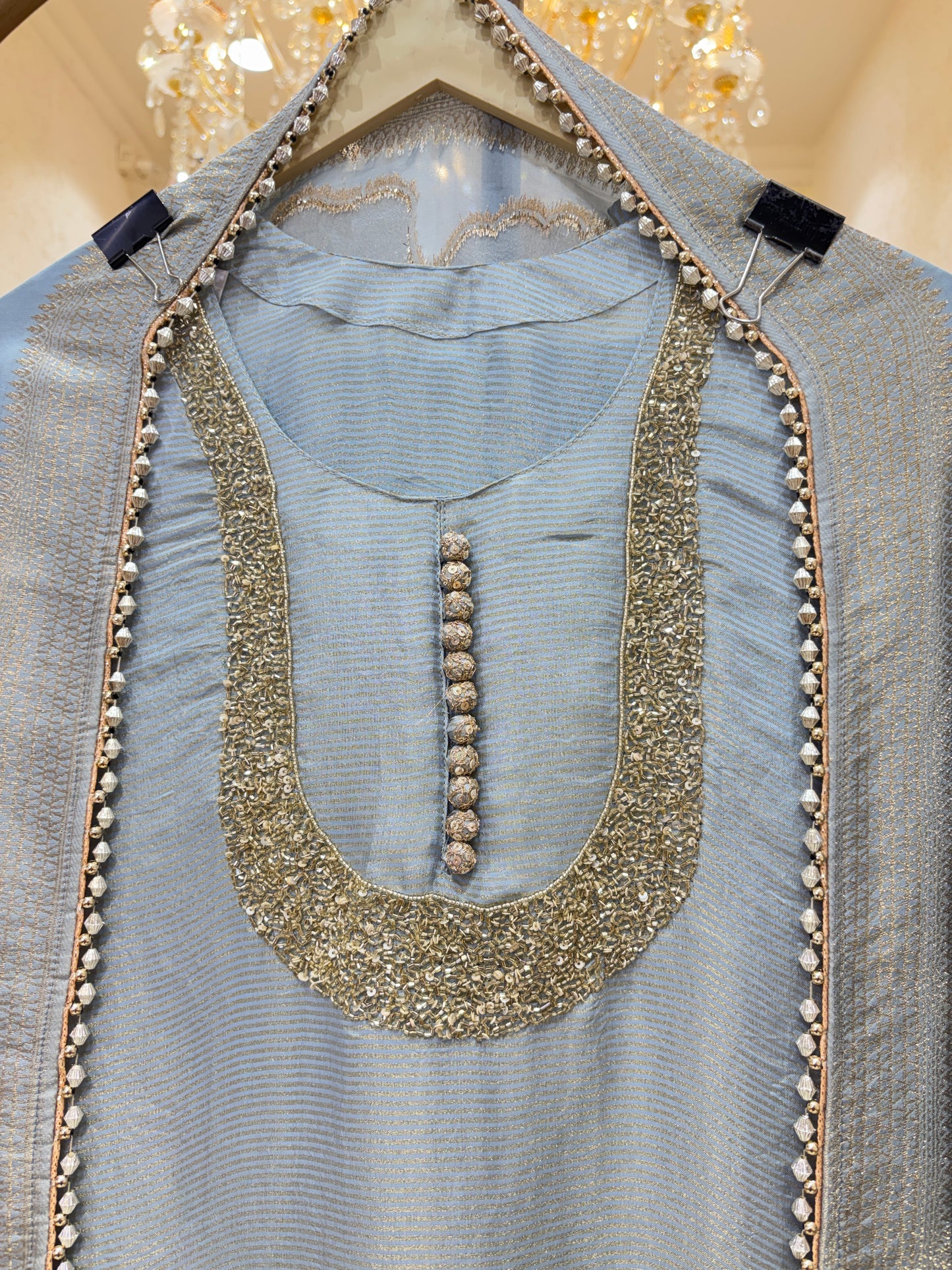 Mehrbano Banarasi Organza Suit