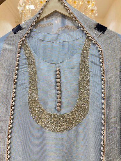 Mehrbano Banarasi Organza Suit