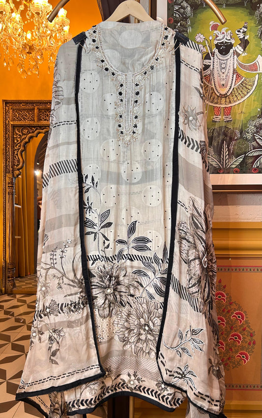 Saher Organza Suit