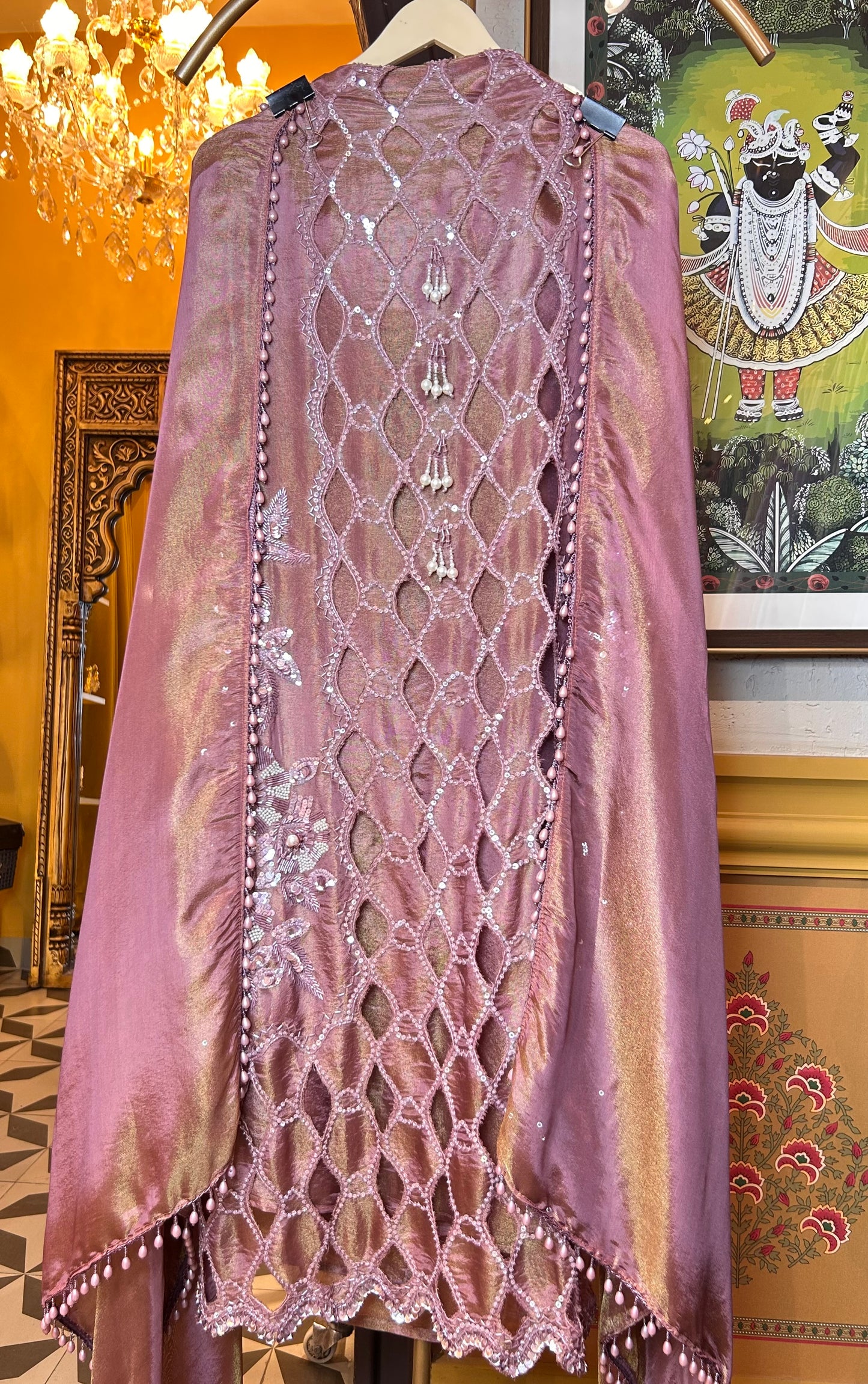 Nyara Organza Suit (Lavender)