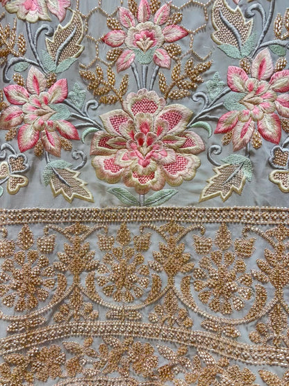 Ruhani Thread Organza Suit