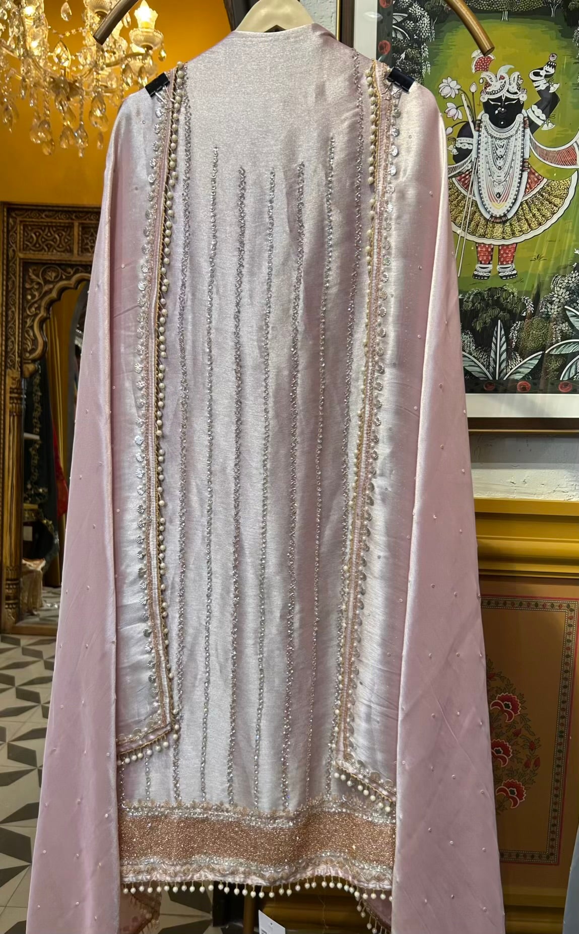 Ruhmehar Organza Suit (Lavender)