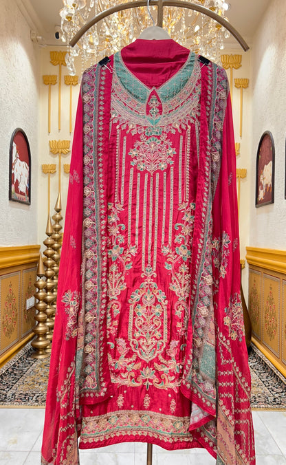 Rayanshi Stone Silk Suit