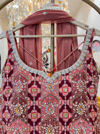 Myra Stonework Palazzo Set