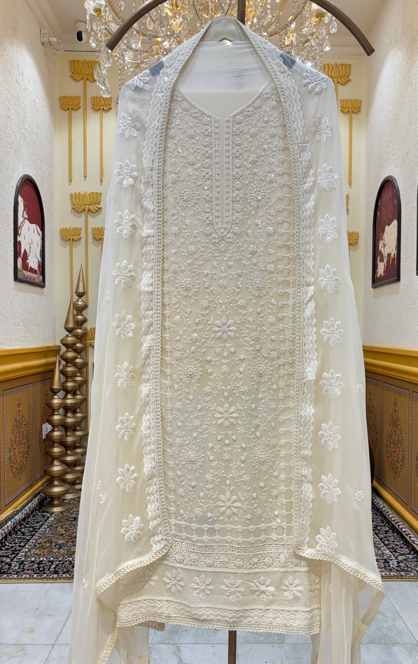 Aabroo Cutdana Georgette Suit