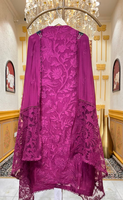 Arezya Appliqué Élan Suit (Purple)
