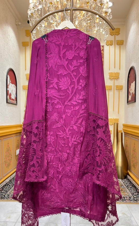 Arezya Appliqué Élan Suit (Purple)