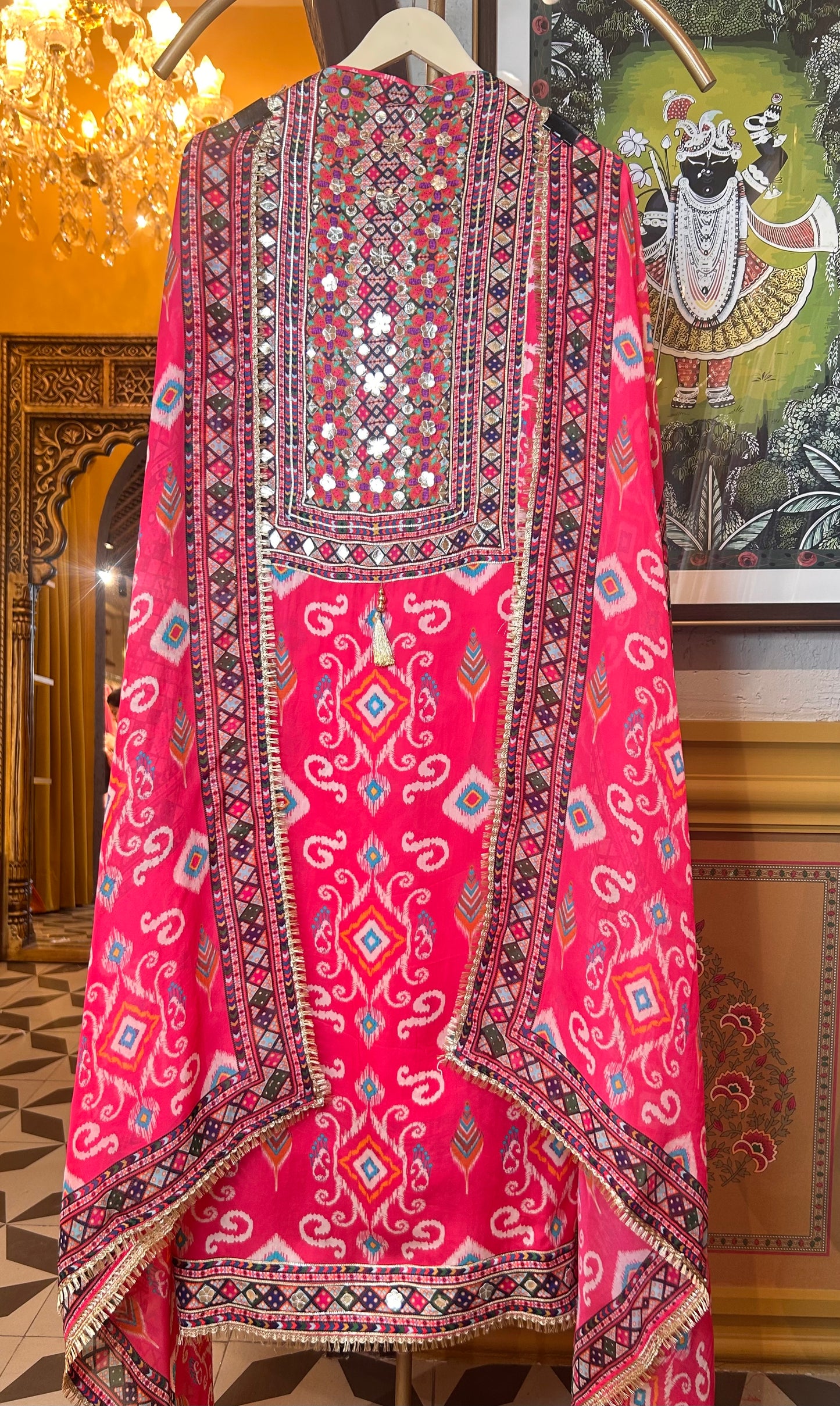 Inaaya Ikkat Muslin Suit