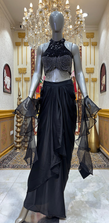 Chandmoti Drape Set