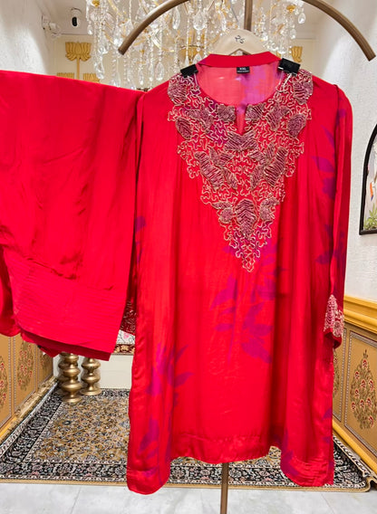 Evara Handwork Farshi Co-ord Set